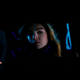 Kevin Feige in front of Hailee Steinfeld as Kate Bishop.